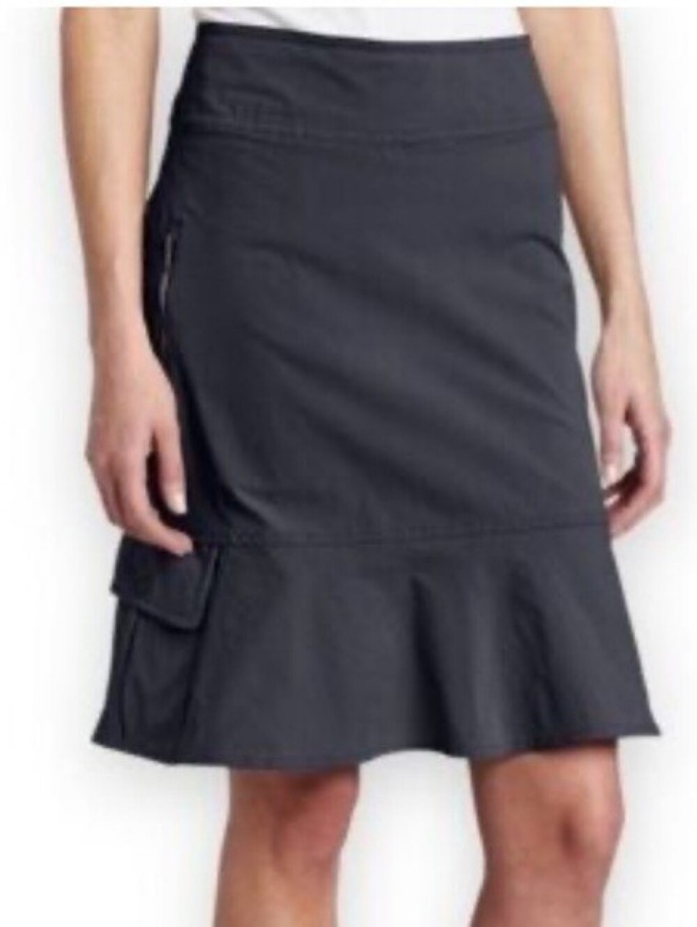 Royal Robbins Ruffle Hem Utility Skirt 10